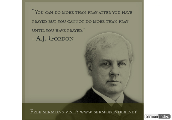 A.J. Gordon Quote