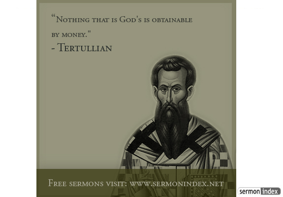 Tertullian Quote