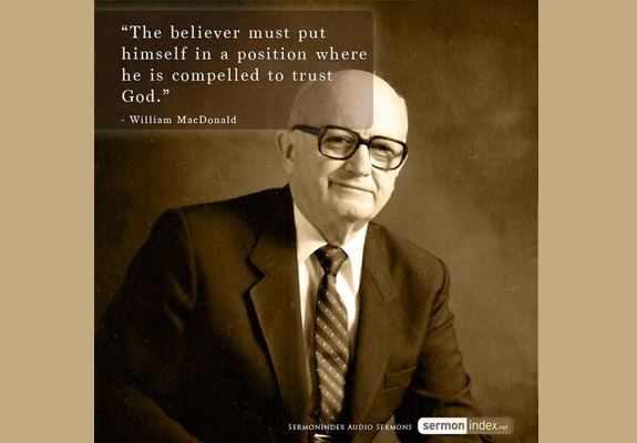 William MacDonald Quote